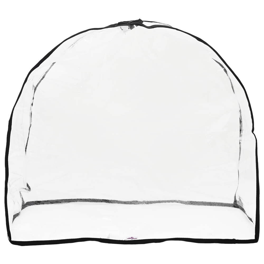 Produktbild för Djur barnvagnsoverdrag Transparent 66 x 35 x 59 cm PVC