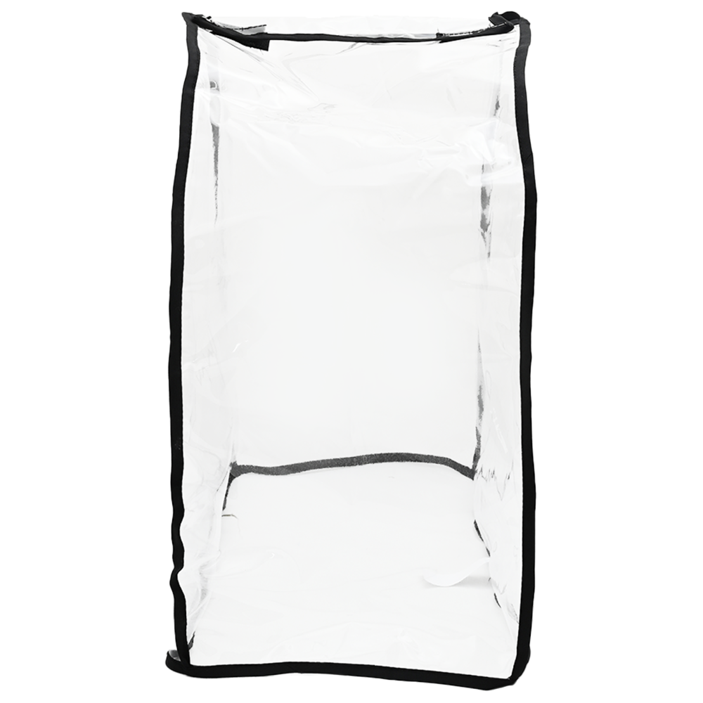 Produktbild för Djur barnvagnsoverdrag Transparent 66 x 35 x 59 cm PVC