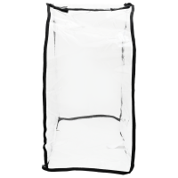 Produktbild för Djur barnvagnsoverdrag Transparent 66 x 35 x 59 cm PVC