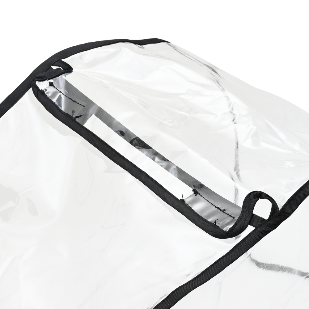 Produktbild för Djur barnvagnsoverdrag Transparent 66 x 35 x 59 cm PVC