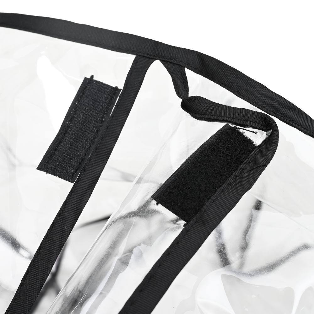 Produktbild för Djur barnvagnsoverdrag Transparent 66 x 35 x 59 cm PVC