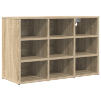 Produktbild för Skoskåp med hylla Sonoma-ek 77,5 x 30 x 51 cm Konstruerat trä
