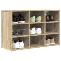Produktbild för Skoskåp med hylla Sonoma-ek 77,5 x 30 x 51 cm Konstruerat trä