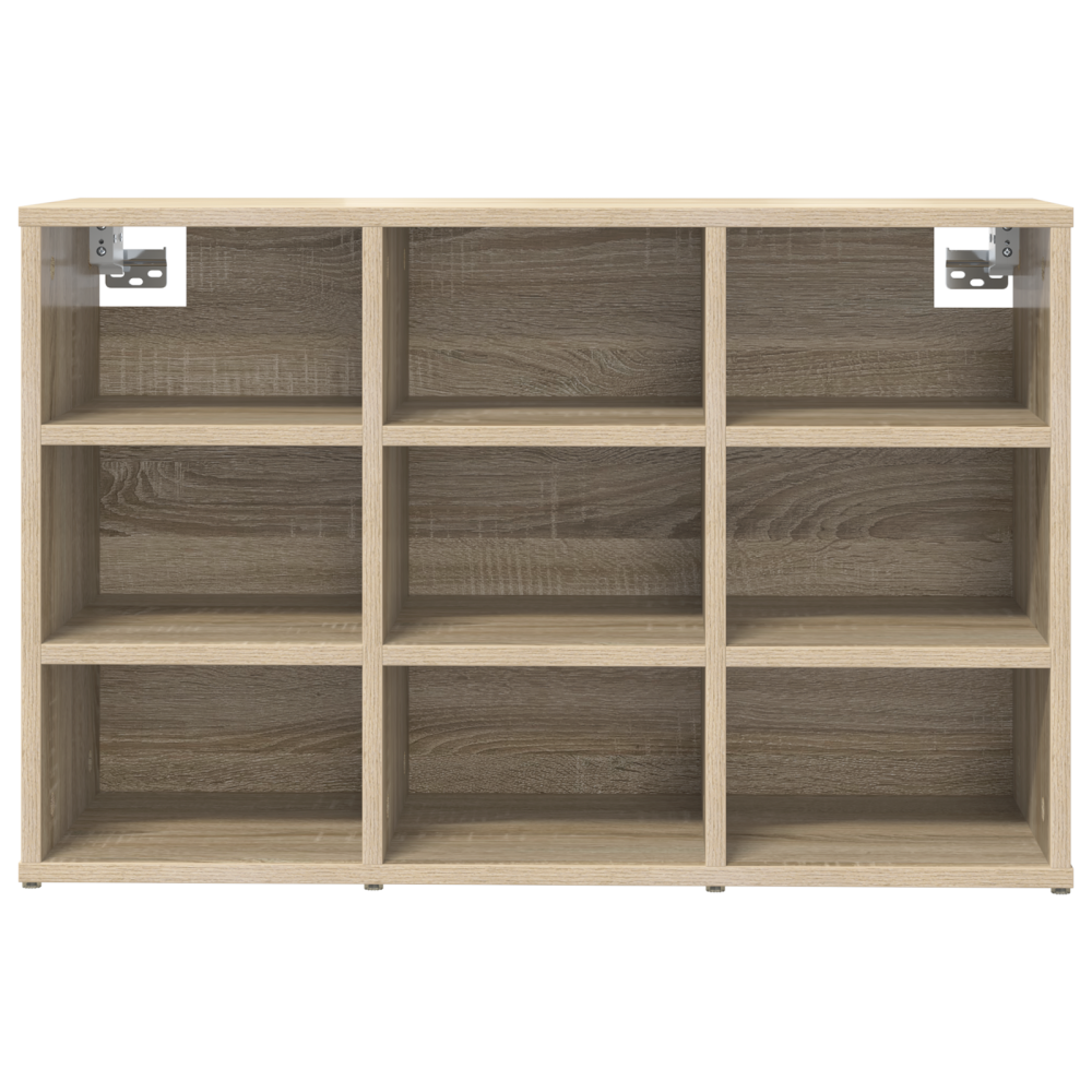 Produktbild för Skoskåp med hylla Sonoma-ek 77,5 x 30 x 51 cm Konstruerat trä