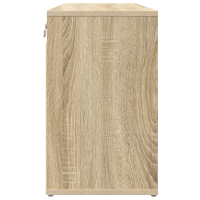 Produktbild för Skoskåp med hylla Sonoma-ek 77,5 x 30 x 51 cm Konstruerat trä