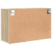 Produktbild för Skoskåp med hylla Sonoma-ek 77,5 x 30 x 51 cm Konstruerat trä