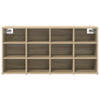 Produktbild för Skoskåp med hylla Sonoma-ek 103 x 30 x 51 cm Konstruerat trä