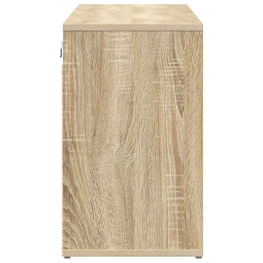 Produktbild för Skoskåp med hylla Sonoma-ek 103 x 30 x 51 cm Konstruerat trä