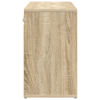 Produktbild för Skoskåp med hylla Sonoma-ek 103 x 30 x 51 cm Konstruerat trä