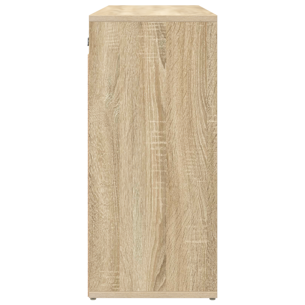 Produktbild för Skoskåp med hylla Sonoma-ek 77,5 x 30 x 67 cm Konstruerat trä