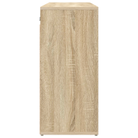 Produktbild för Skoskåp med hylla Sonoma-ek 77,5 x 30 x 67 cm Konstruerat trä