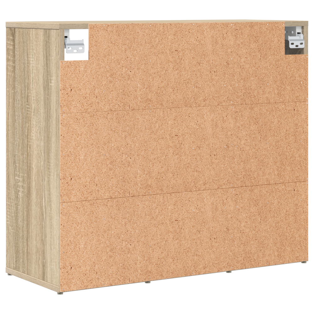 Produktbild för Skoskåp med hylla Sonoma-ek 77,5 x 30 x 67 cm Konstruerat trä