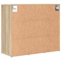 Produktbild för Skoskåp med hylla Sonoma-ek 77,5 x 30 x 67 cm Konstruerat trä