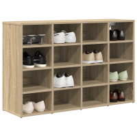 Produktbild för Skoskåp med hylla Sonoma-ek 103 x 30 x 67 cm Konstruerat trä