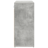 Produktbild för Skoskåp med hylla Betonggrå 103 x 30 x 67 cm Konstruerat trä