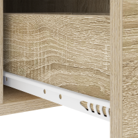 Produktbild för Nattduksbord 2 pcs Sonoma-ek 30 x 48 x 61 cm Konstruerat trä
