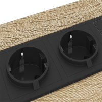 Produktbild för Nattduksbord 2 pcs Sonoma-ek 30 x 48 x 61 cm Konstruerat trä