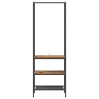 Produktbild för Klädhängare Gammalt trä 60 x 30 x 171 cm Konstruerat trä