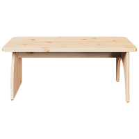 Produktbild för Kaffeebord Naturfärg 80 x 50 x 31 cm Massiv furu