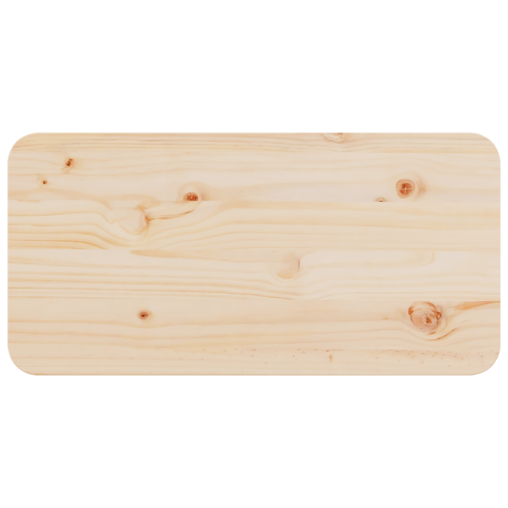 Produktbild för Kaffeebord Naturfärg 80 x 39,5 x 33,5 cm Massiv furu