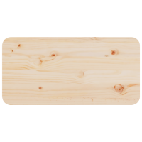 Produktbild för Kaffeebord Naturfärg 80 x 39,5 x 33,5 cm Massiv furu
