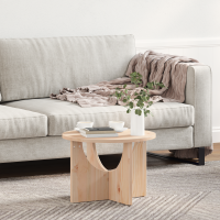 Produktbild för Kaffeebord Naturfärg 50 x 50 x 35 cm Massiv furu