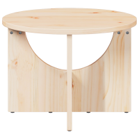 Produktbild för Kaffeebord Naturfärg 50 x 50 x 35 cm Massiv furu