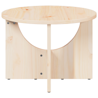 Produktbild för Kaffeebord Naturfärg 50 x 50 x 35 cm Massiv furu