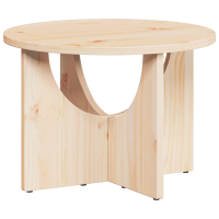 Produktbild för Kaffeebord Naturfärg 50 x 50 x 35 cm Massiv furu