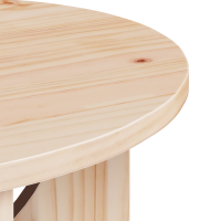 Produktbild för Kaffeebord Naturfärg 50 x 50 x 35 cm Massiv furu