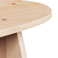 Produktbild för Kaffeebord Brun 80 x 40 x 35 cm Massiv furu