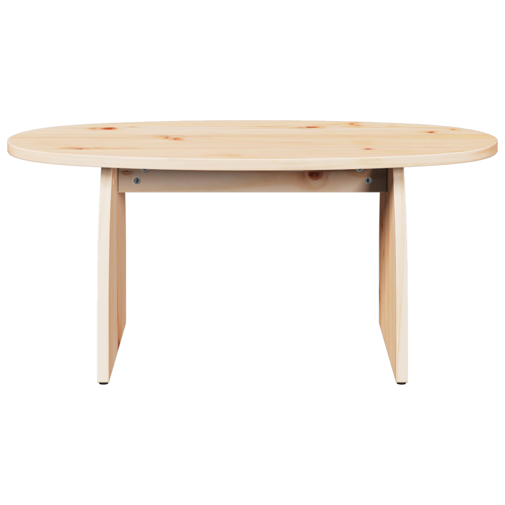 Produktbild för Kaffeebord Brun 80 x 40 x 35 cm Massiv furu