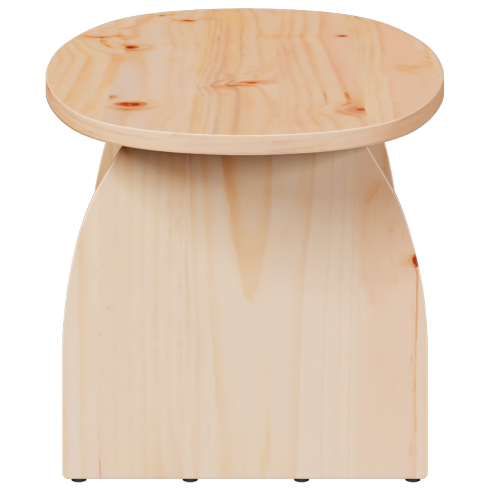 Produktbild för Kaffeebord Brun 80 x 40 x 35 cm Massiv furu