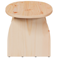 Produktbild för Kaffeebord Brun 80 x 40 x 35 cm Massiv furu