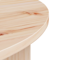 Produktbild för Kaffeebord 2 pcs Naturfärg Massiv furu