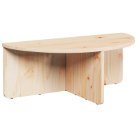 Produktbild för Kaffeebord 2 pcs Naturfärg Massiv furu