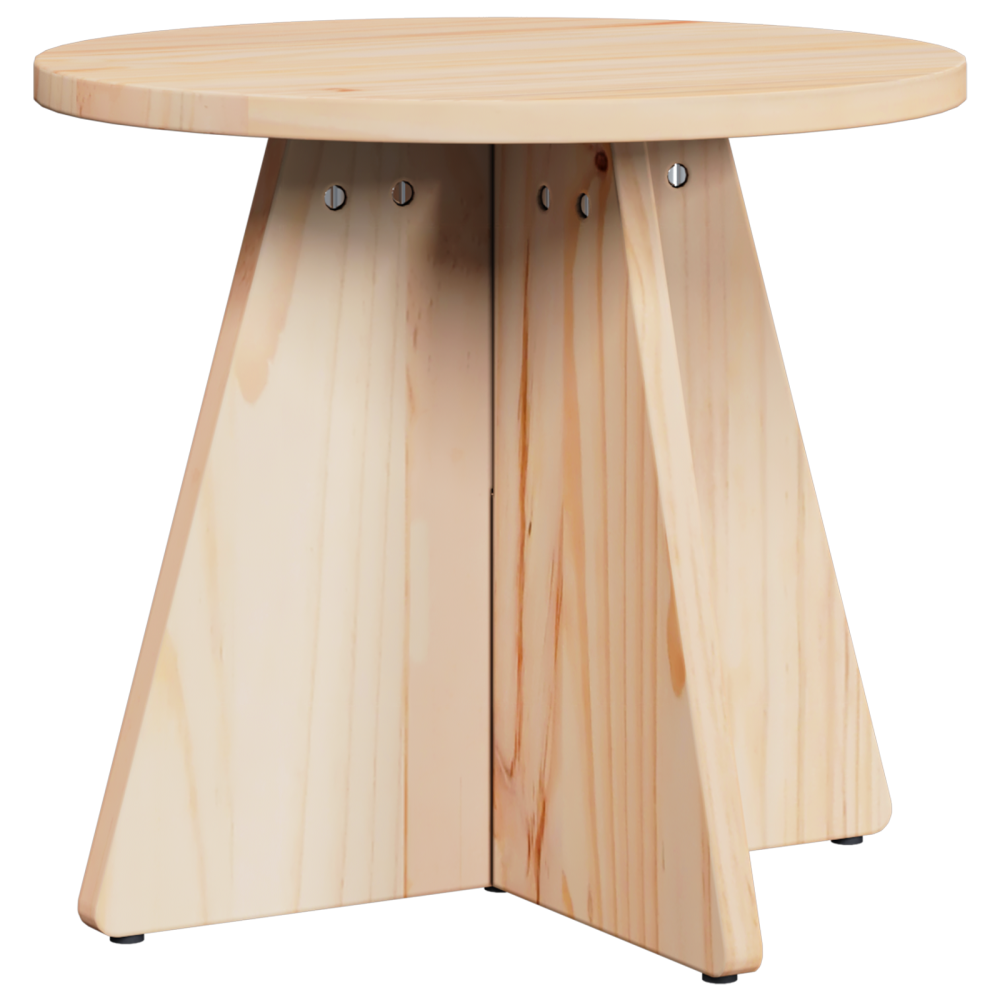 Produktbild för Kaffeebord 3 pcs Naturfärg