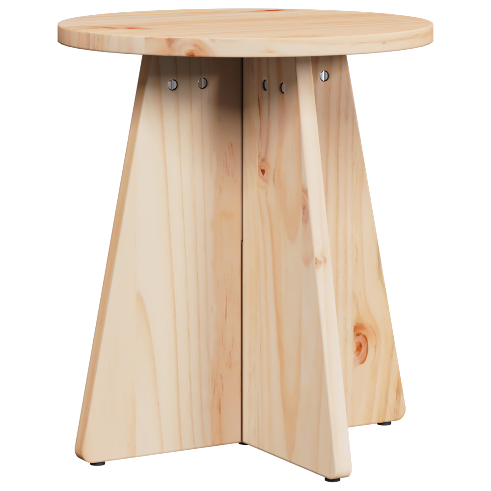 Produktbild för Kaffeebord 3 pcs Naturfärg
