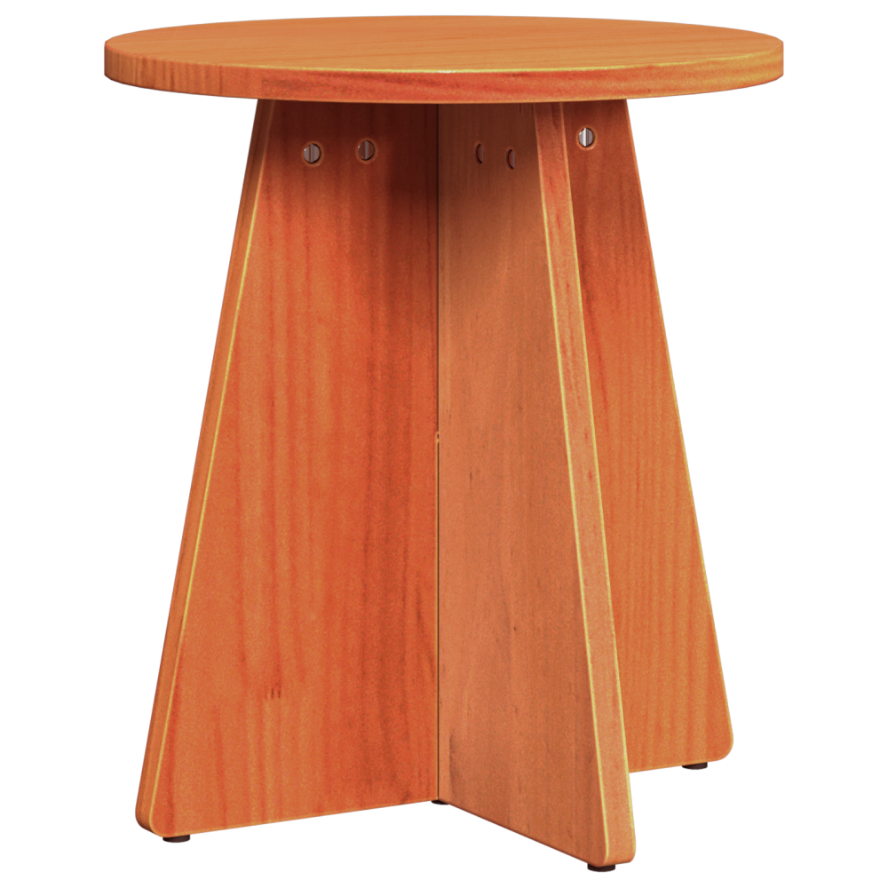 Produktbild för Kaffeebord 3 pcs Vaxbrun