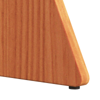 Produktbild för Kaffeebord 3 pcs Vaxbrun