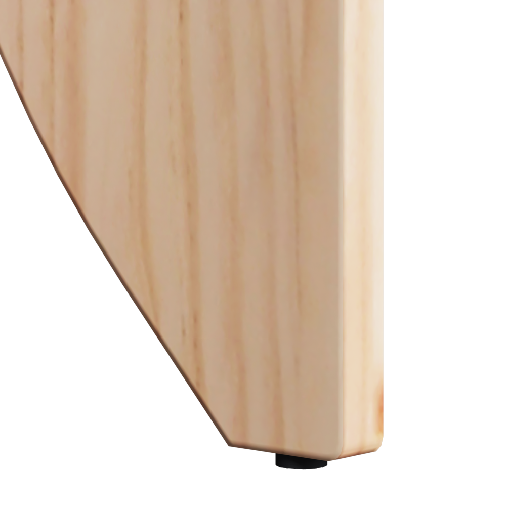 Produktbild för Kaffeebord 2 pcs Naturfärg