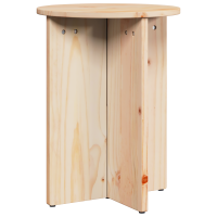 Produktbild för Kaffeebord 2 pcs Naturfärg