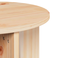 Produktbild för Kaffeebord 2 pcs Naturfärg
