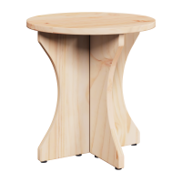 Produktbild för Kaffeebord 3 pcs Naturfärg