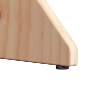 Produktbild för Kaffeebord 3 pcs Naturfärg