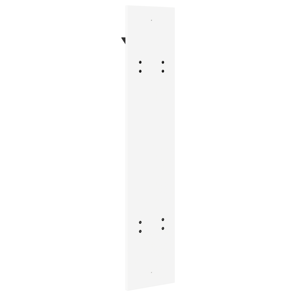 Produktbild för Väggmonterad Klädhängare Vit 20 x 1,5 x 100 cm Konstruerat trä