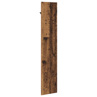 Produktbild för Väggmonterad Klädhängare Gammalt trä 20 x 1,5 x 100 cm