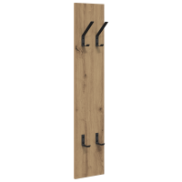 Produktbild för Väggmonterad Klädhängare Artisan Ek 20 x 1,5 x 100 cm