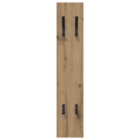 Produktbild för Väggmonterad Klädhängare Artisan Ek 20 x 1,5 x 100 cm