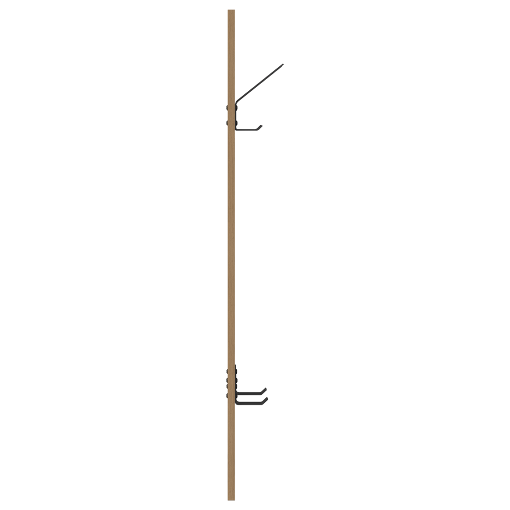 Produktbild för Väggmonterad Klädhängare Artisan Ek 20 x 1,5 x 100 cm